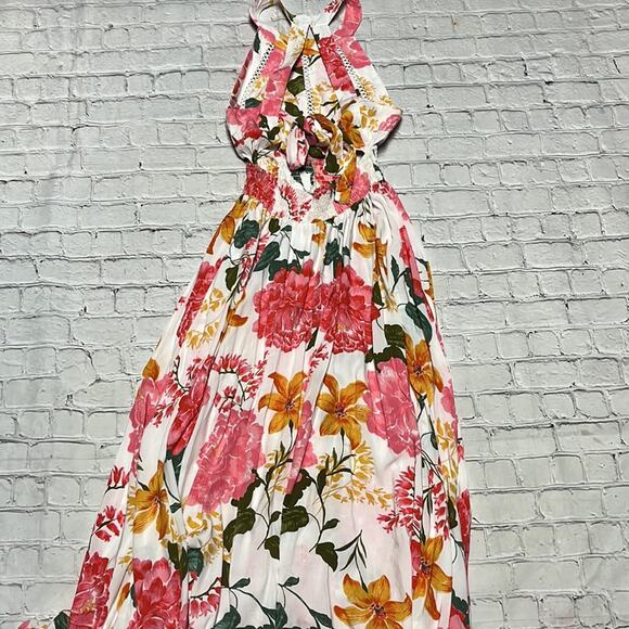 Abel The Label ATL Dress Halter neck Anthropologie M - Picture 3 of 3